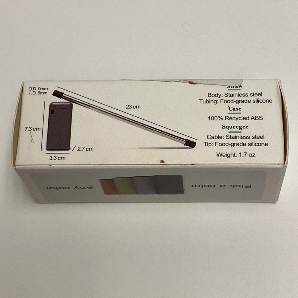 Reusable straw